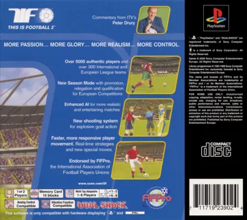 This Is Football 2 (EU) box cover back